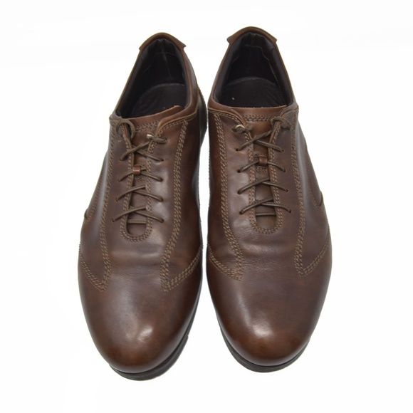 *Vtg Brooks Brothers Sz 13 Brown Leather Oxford main image 4